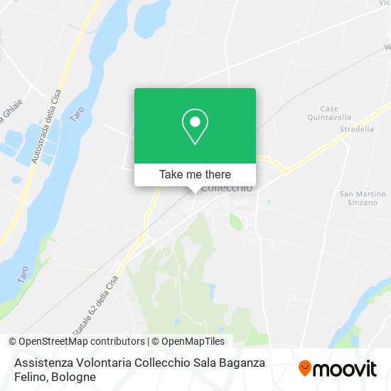 Assistenza Volontaria Collecchio Sala Baganza Felino map