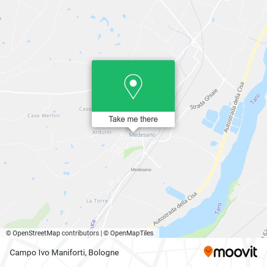 Campo Ivo Maniforti map