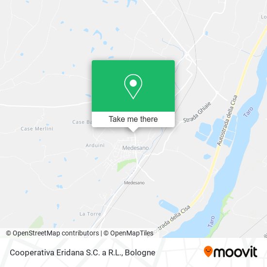 Cooperativa Eridana S.C. a R.L. map