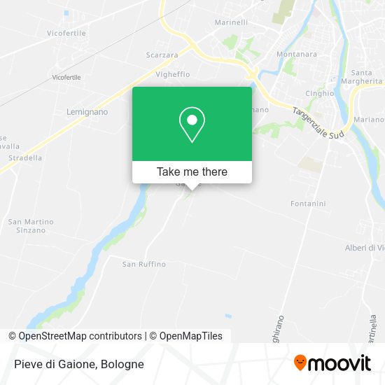 Pieve di Gaione map