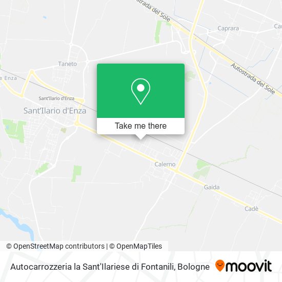 Autocarrozzeria la Sant'Ilariese di Fontanili map