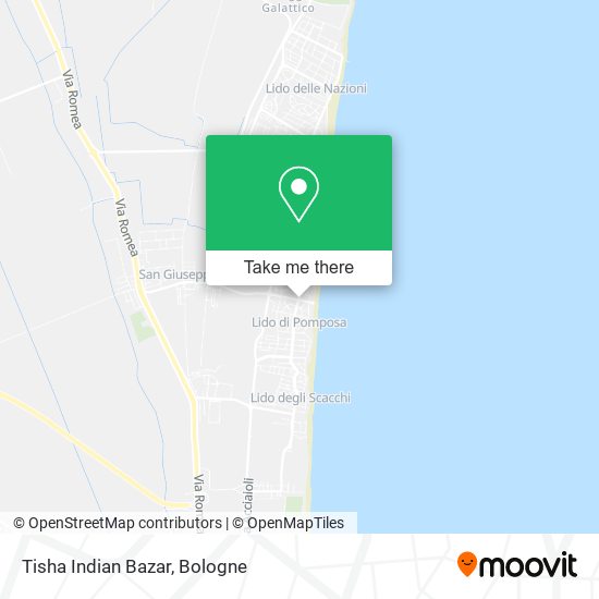 Tisha Indian Bazar map