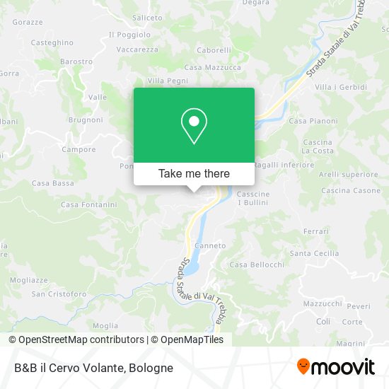 B&B il Cervo Volante map
