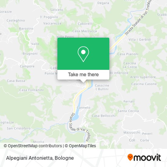 Alpegiani Antonietta map
