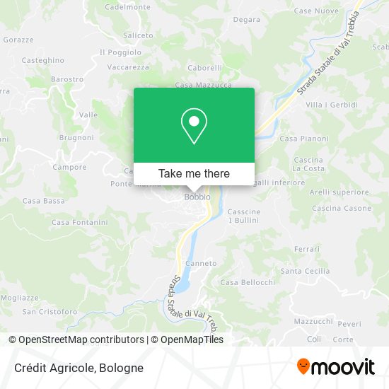 Crédit Agricole map