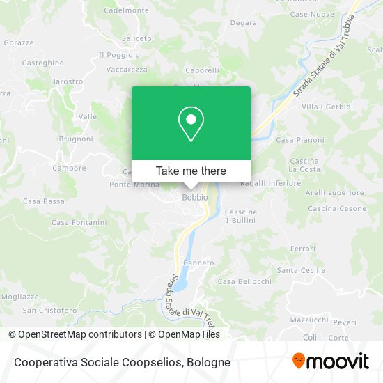 Cooperativa Sociale Coopselios map