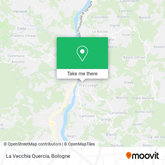 La Vecchia Quercia map