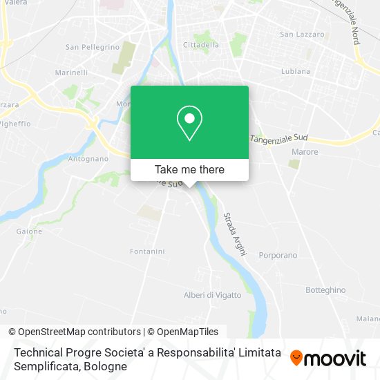 Technical Progre Societa' a Responsabilita' Limitata Semplificata map