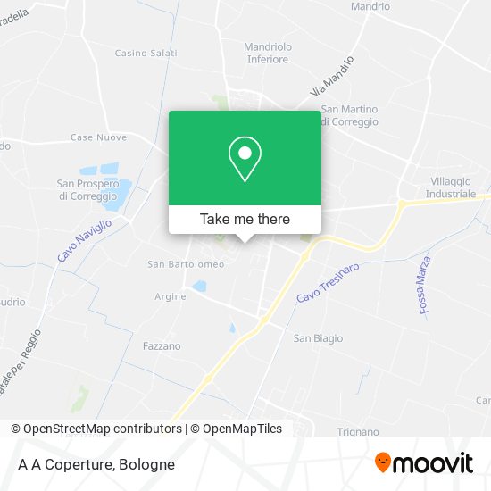 A A Coperture map