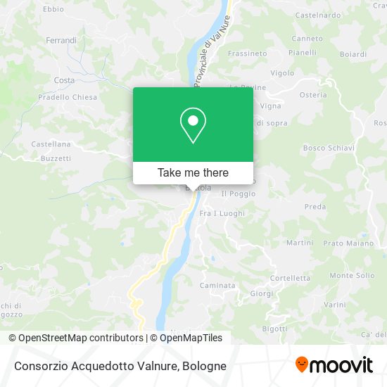 Consorzio Acquedotto Valnure map