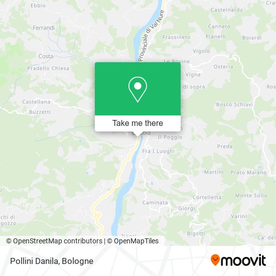 Pollini Danila map