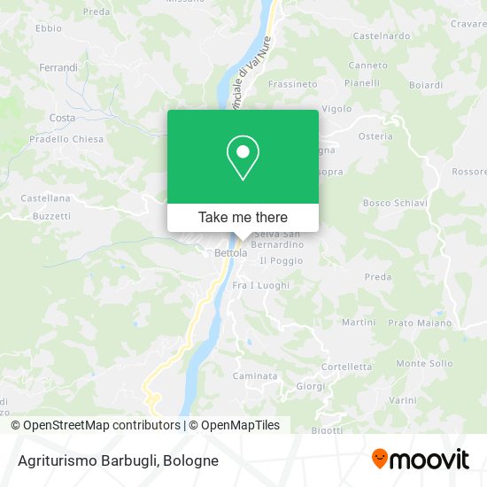 Agriturismo Barbugli map