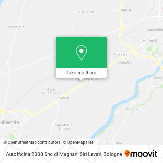Autofficina 2000 Snc di Magnani Siri Levati map