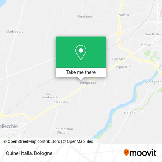 Quinel Italia map