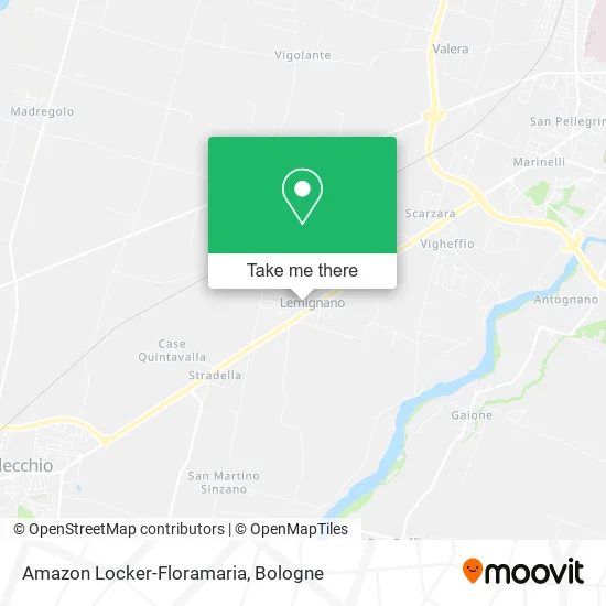 Amazon Locker-Floramaria map