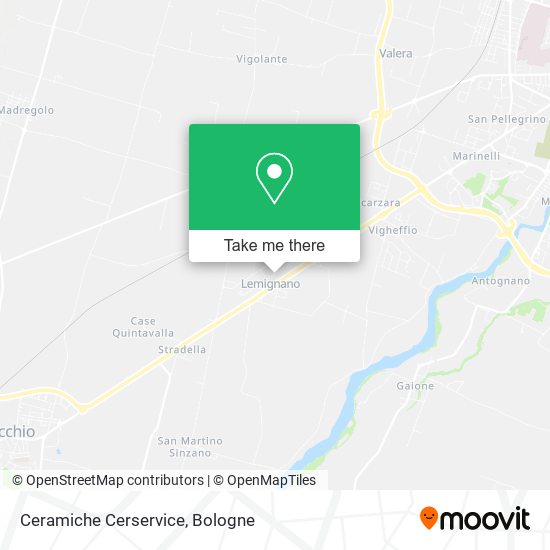 Ceramiche Cerservice map