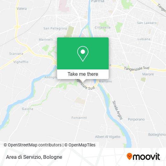 Area di Servizio map
