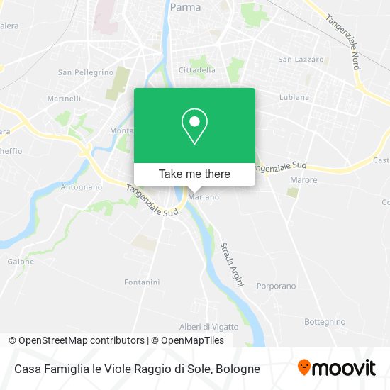 Casa Famiglia le Viole Raggio di Sole map