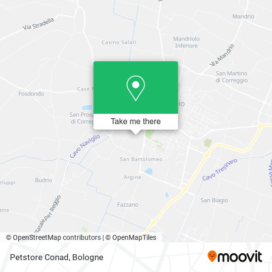 Petstore Conad map