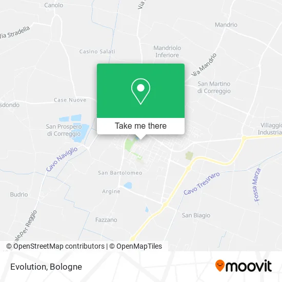 Evolution map