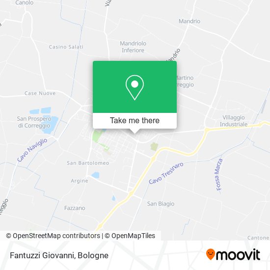 Fantuzzi Giovanni map