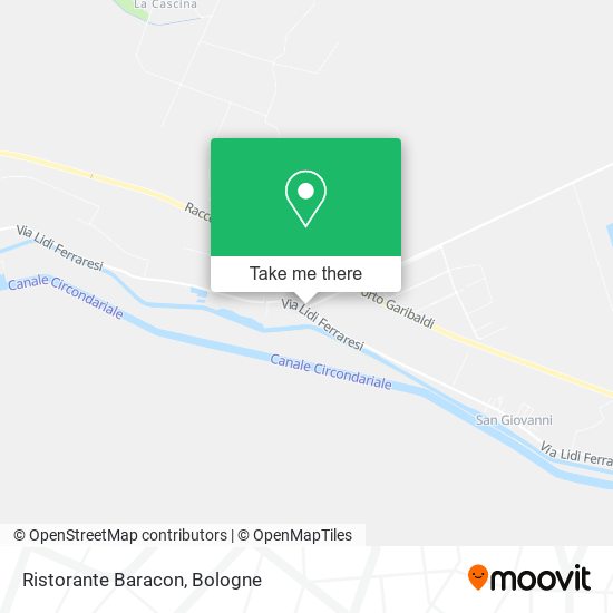 Ristorante Baracon map