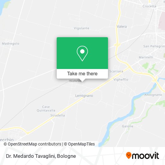 Dr. Medardo Tavaglini map