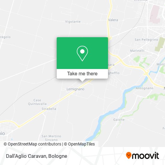 Dall'Aglio Caravan map