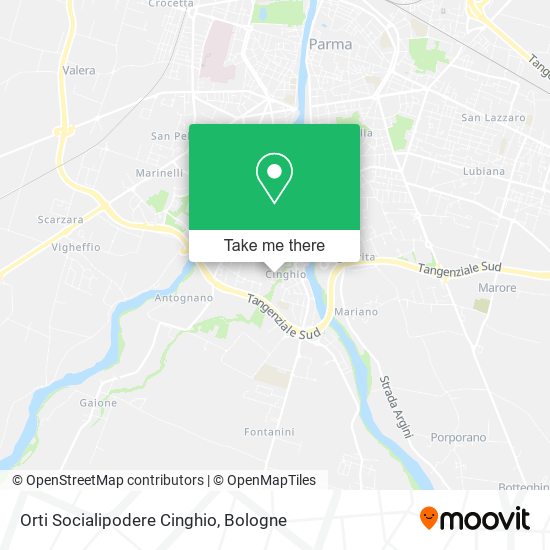 Orti Socialipodere Cinghio map