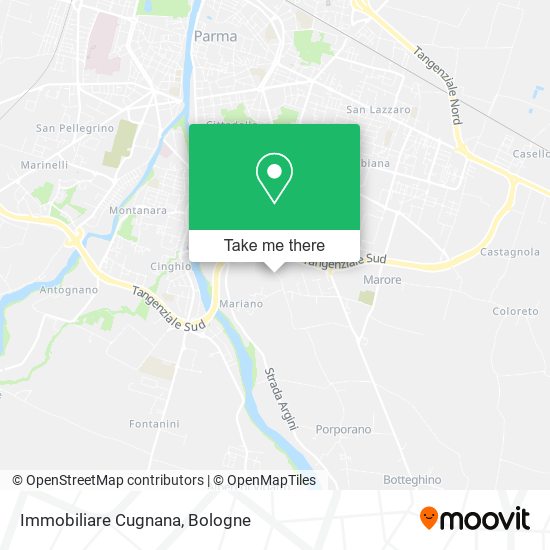 Immobiliare Cugnana map