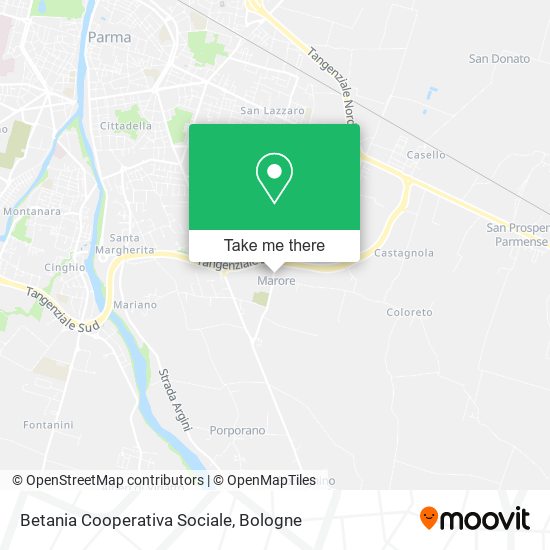 Betania Cooperativa Sociale map