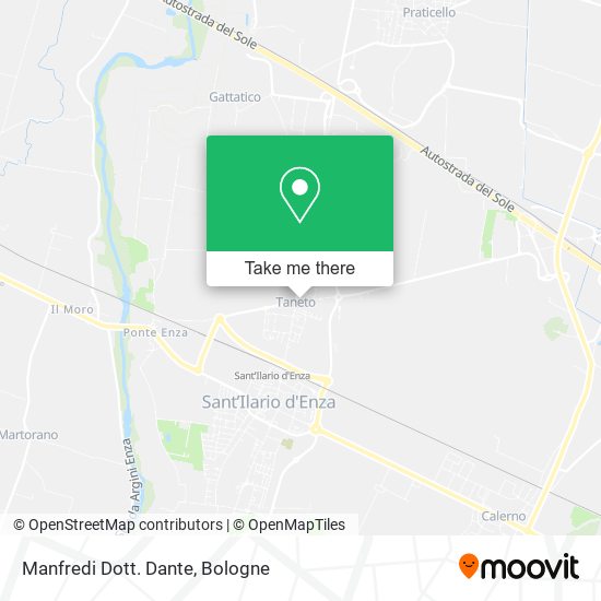 Manfredi Dott. Dante map