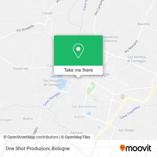 One Shot Produzioni map