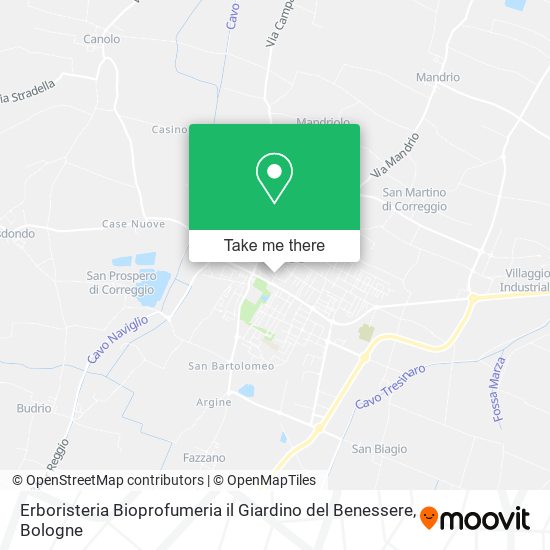 Erboristeria Bioprofumeria il Giardino del Benessere map