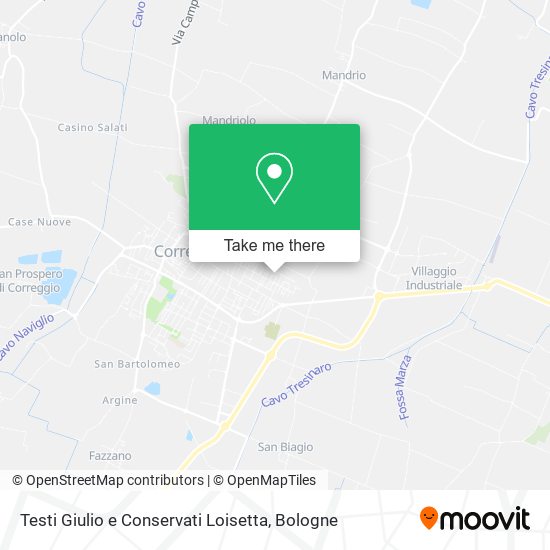Testi Giulio e Conservati Loisetta map