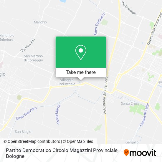 Partito Democratico Circolo Magazzini Provinciale map