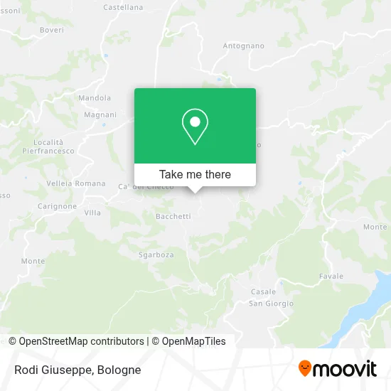 Rodi Giuseppe map