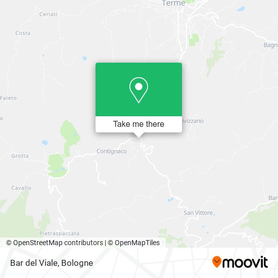 Bar del Viale map