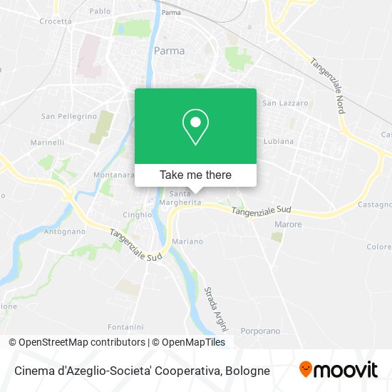 Cinema d'Azeglio-Societa' Cooperativa map