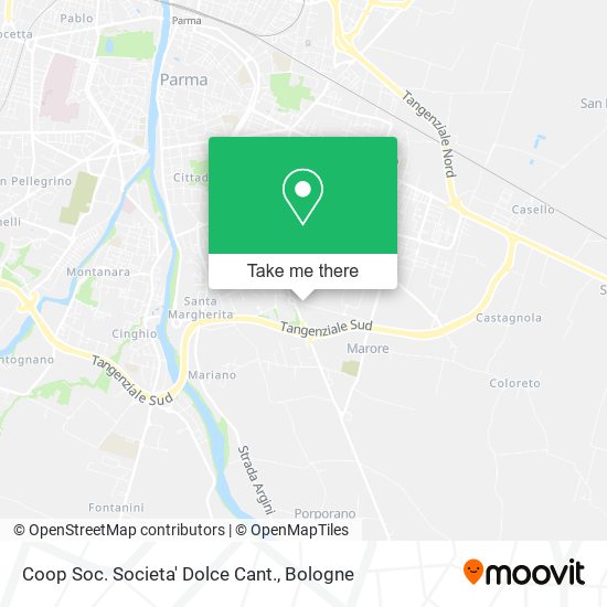Coop Soc. Societa' Dolce Cant. map