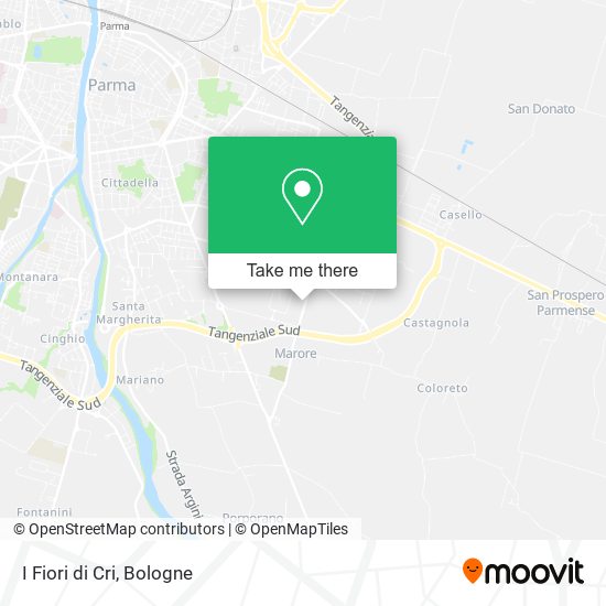 I Fiori di Cri map