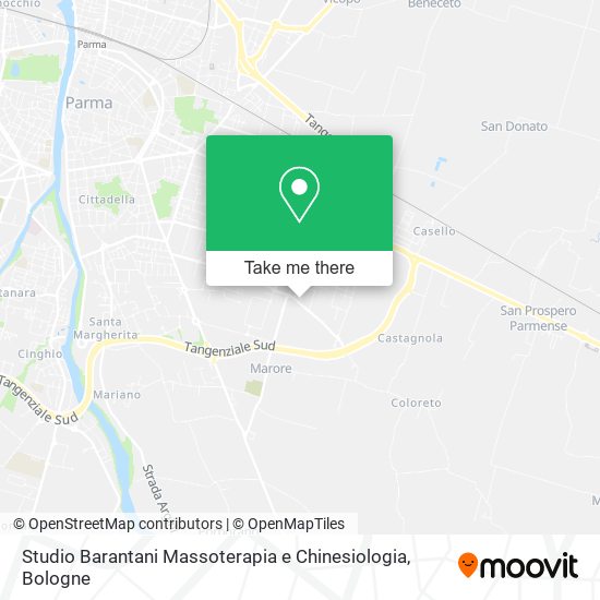 Studio Barantani Massoterapia e Chinesiologia map