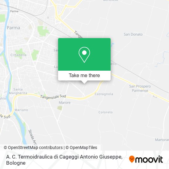 A. C. Termoidraulica di Cageggi Antonio Giuseppe map