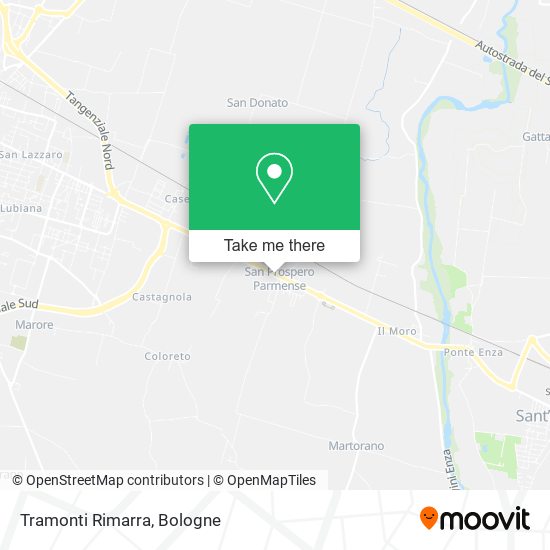 Tramonti Rimarra map