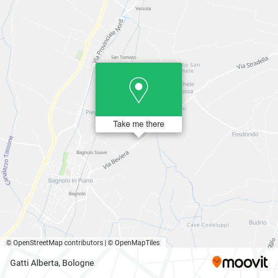 Gatti Alberta map