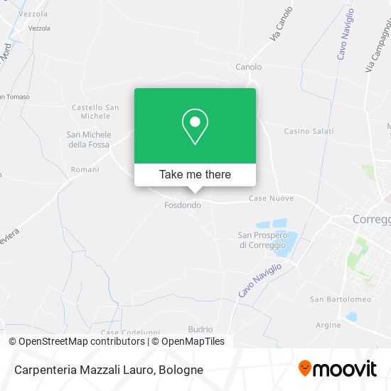 Carpenteria Mazzali Lauro map
