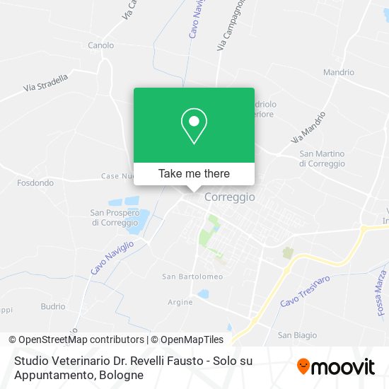 Studio Veterinario Dr. Revelli Fausto - Solo su Appuntamento map