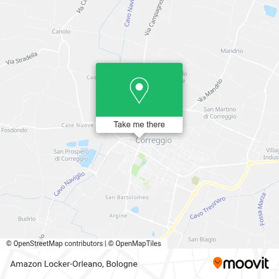 Amazon Locker-Orleano map