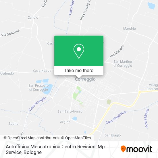 Autofficina Meccatronica Centro Revisioni Mp Service map