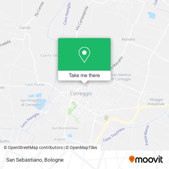 San Sebastiano map